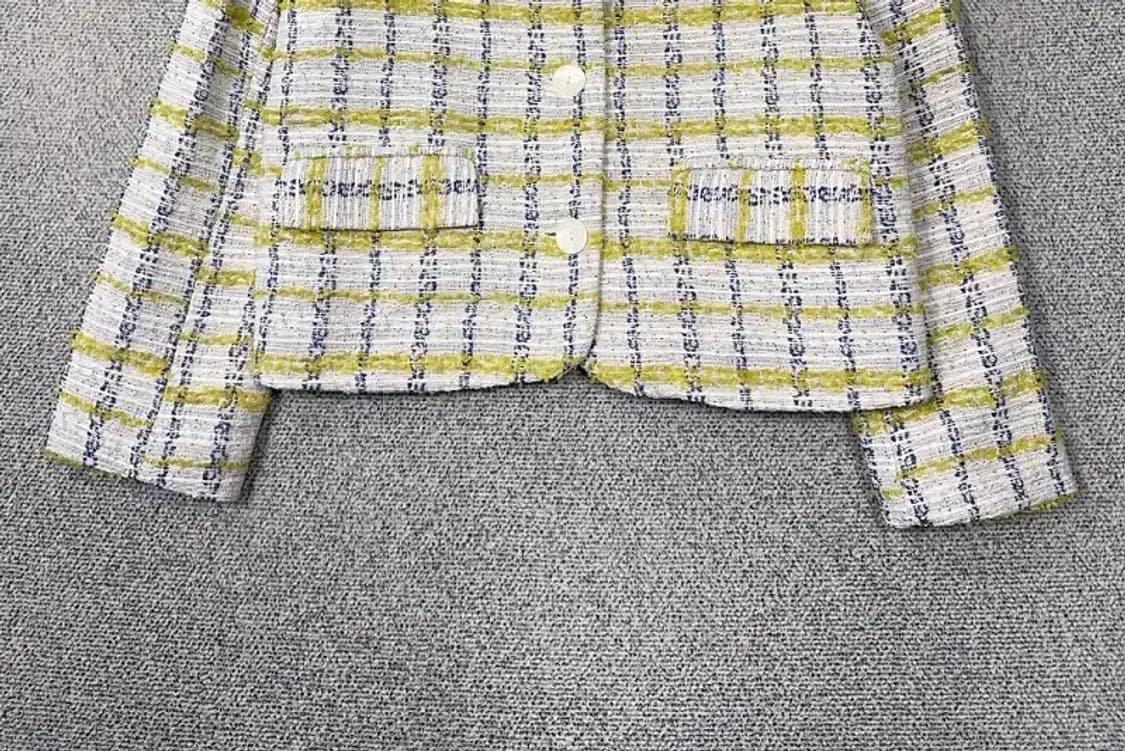 미엘 여성 캐주얼 트위드 자켓 L 상품이미지4