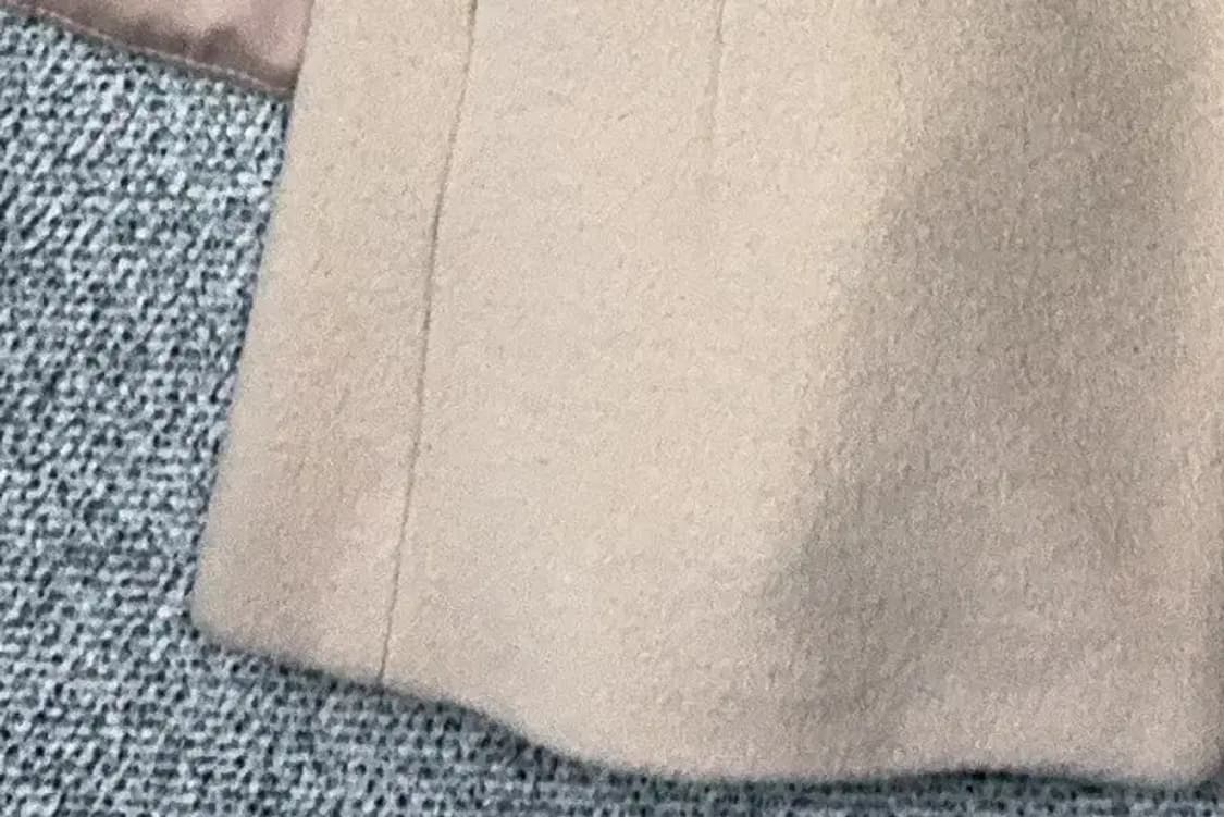 지고트 베이지 벨티드 울 코트 88-90-160 상품이미지5