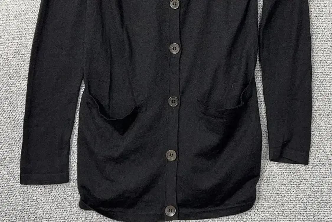 잇 미샤 블랙 실크 캐시미어 니트 가디건 M 상품이미지4