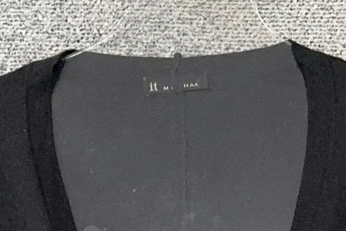 잇 미샤 블랙 실크 캐시미어 니트 가디건 M 상품이미지5