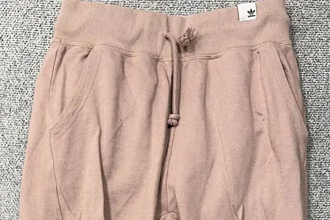 아디다스 베이지 밴딩 트레이닝 팬츠 S 상품이미지3
