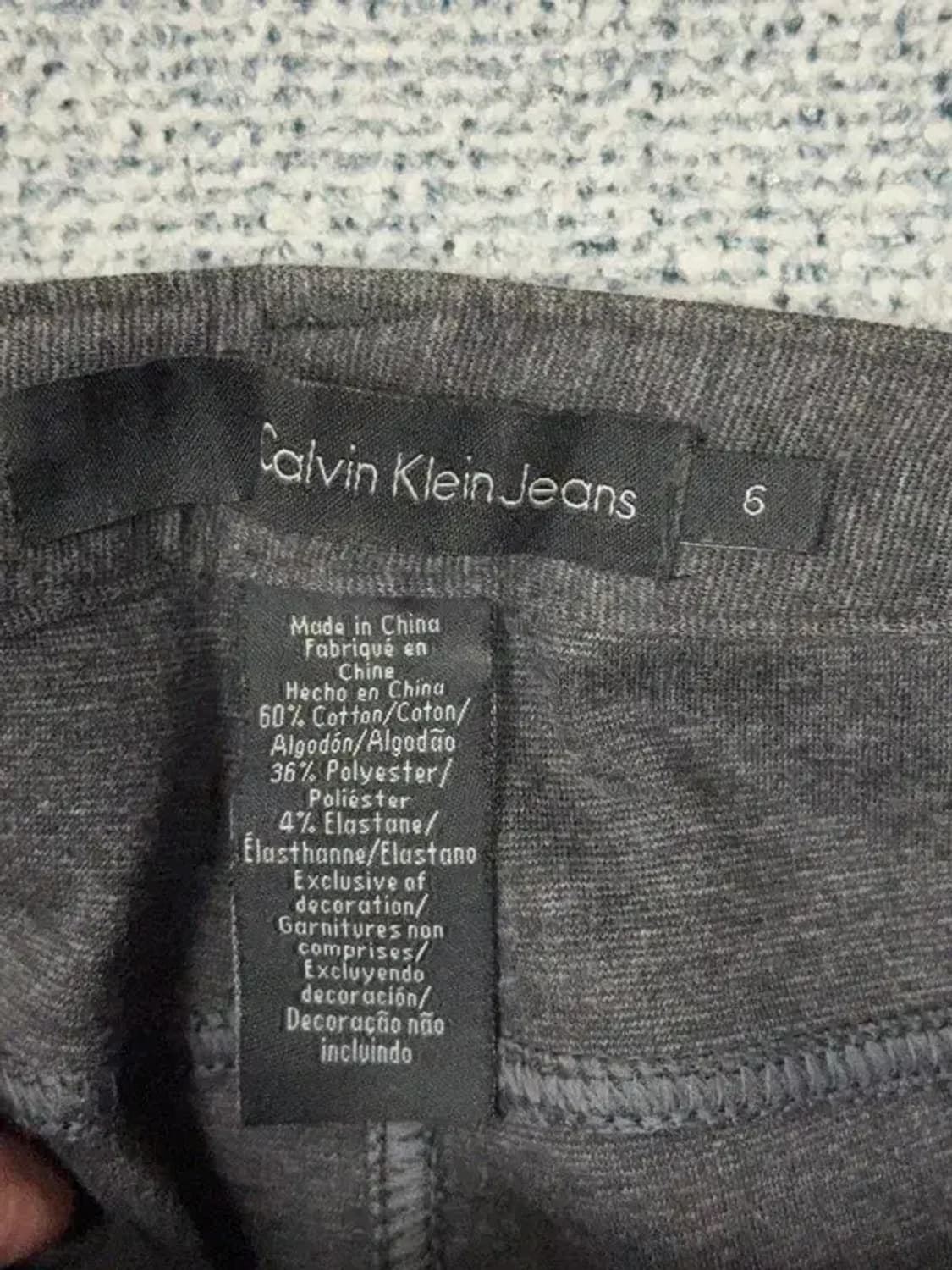 캘빈클라인 그레이 여성 슬랙스 6 상품이미지6