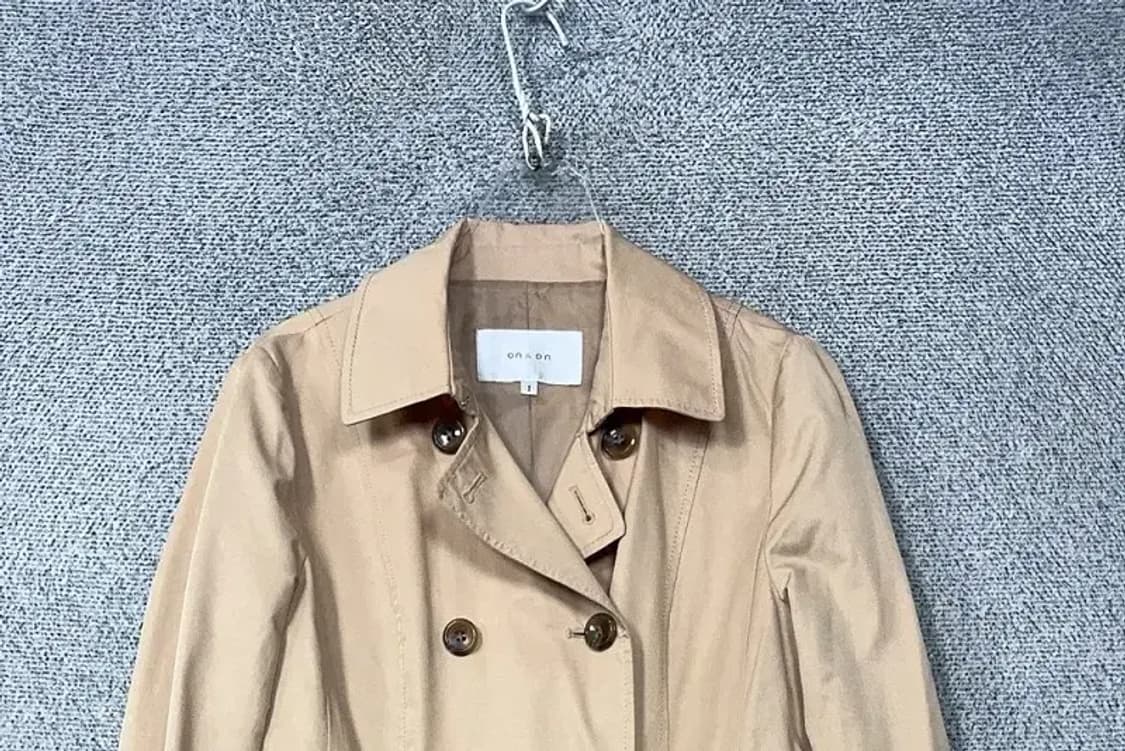 온앤온 베이지 클래식 벨티드 트렌치 코트 1 상품이미지3
