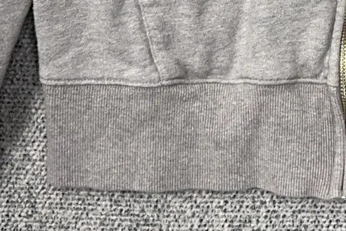 키르시 라이트 그레이 로고 후드 집업 1 상품이미지6