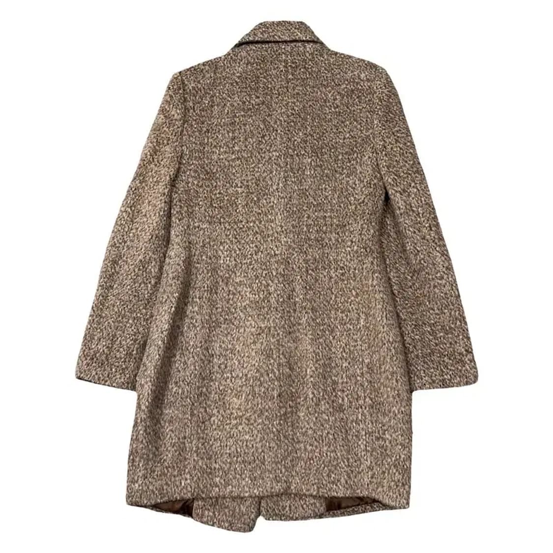 리스트 베이지 배색 클래식 울 코트 S 상품이미지2