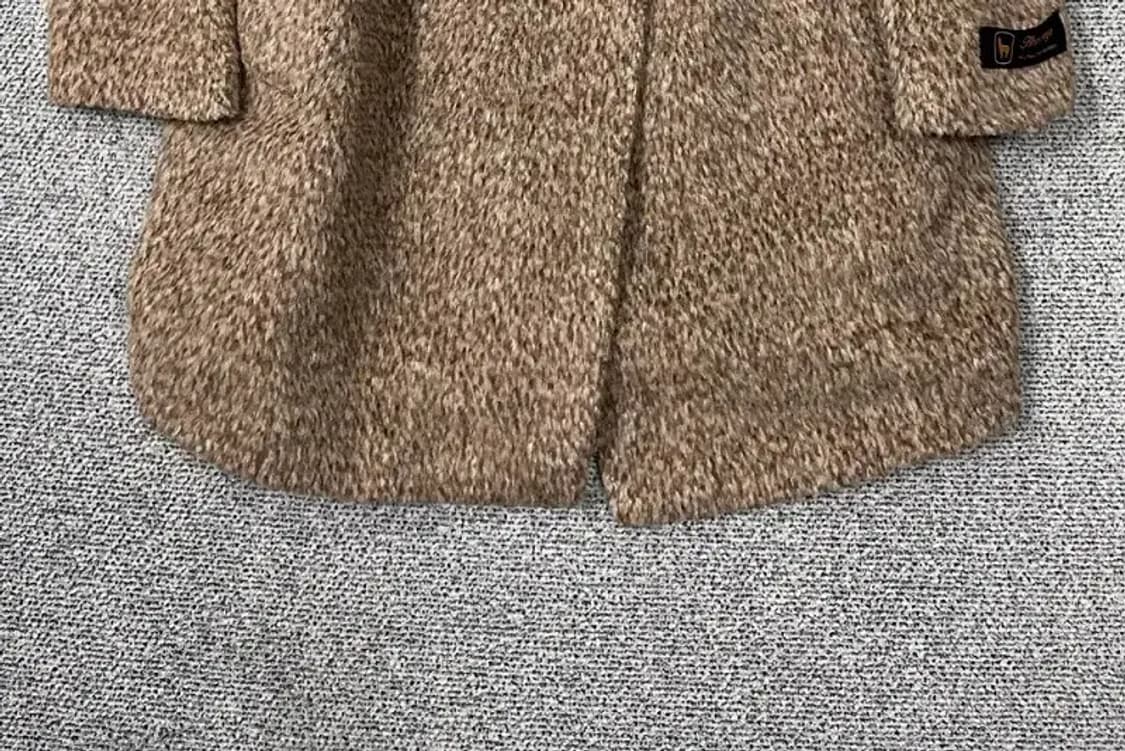 리스트 베이지 배색 클래식 울 코트 S 상품이미지5