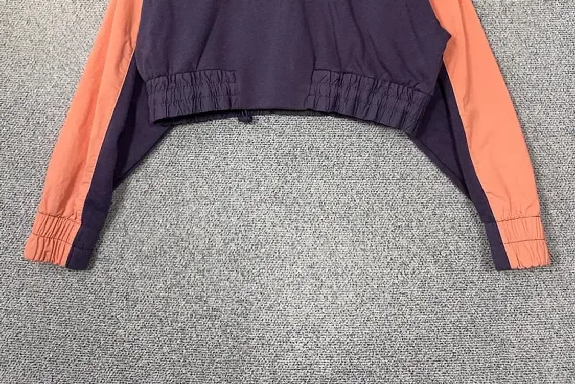 나이키 퍼플 로고 반집업 후드티 M 상품이미지4