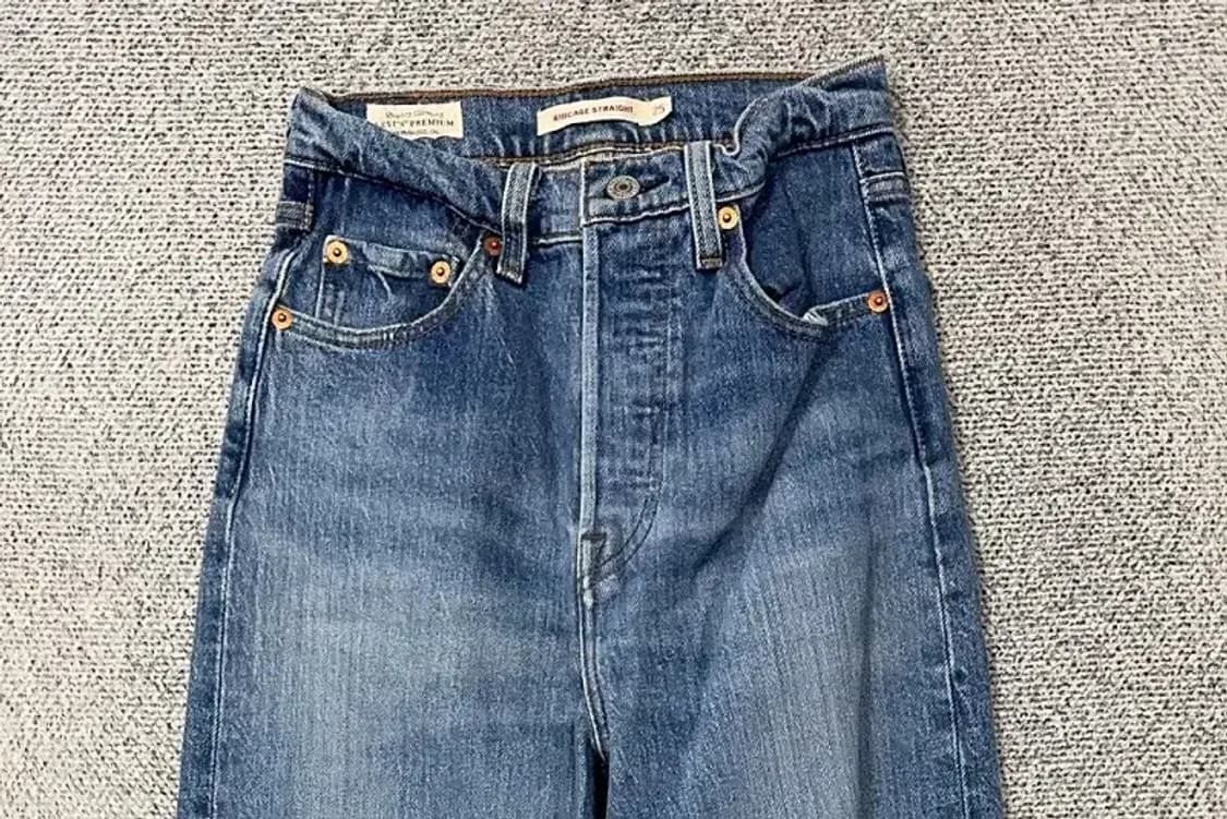 리바이스 빅E 여성 하이라이즈 청바지 25 상품이미지3