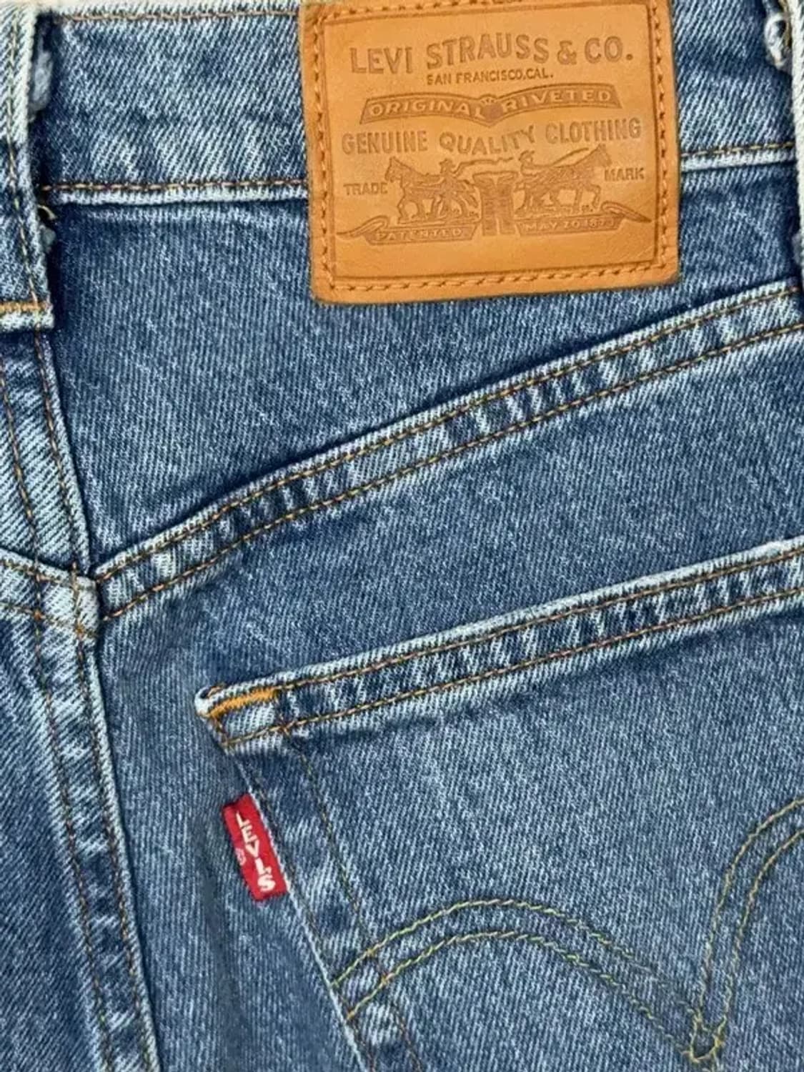 리바이스 빅E 여성 하이라이즈 청바지 25 상품이미지6