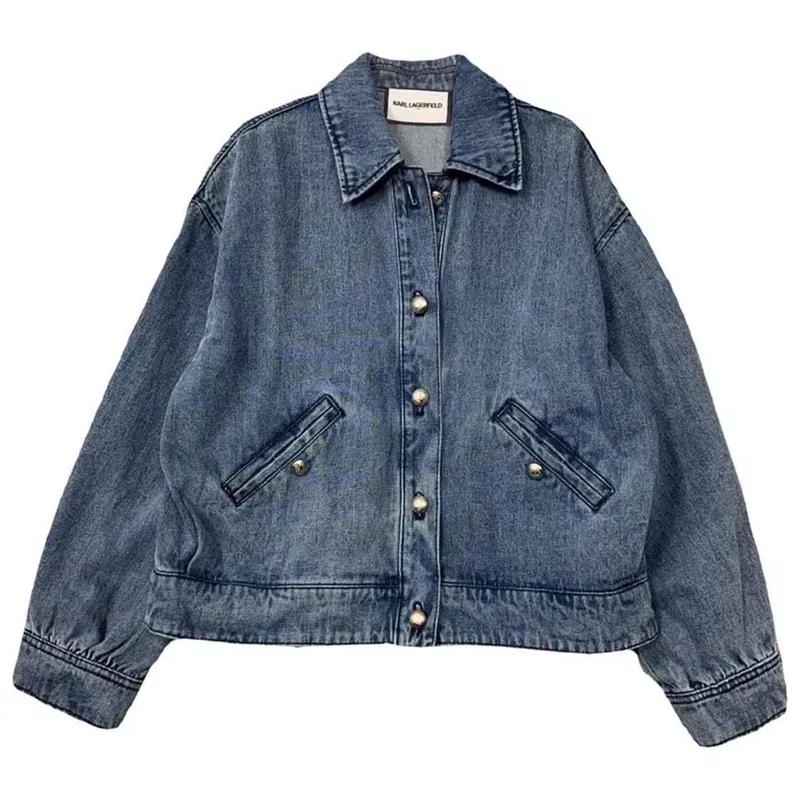 칼 라거펠트 오버핏 캐주얼 데님 자켓 90 상품이미지1