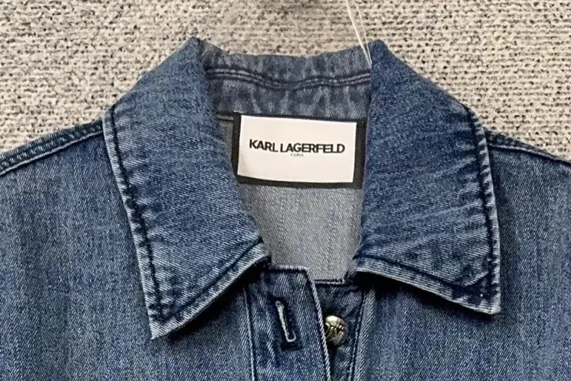 칼 라거펠트 오버핏 캐주얼 데님 자켓 90 상품이미지5