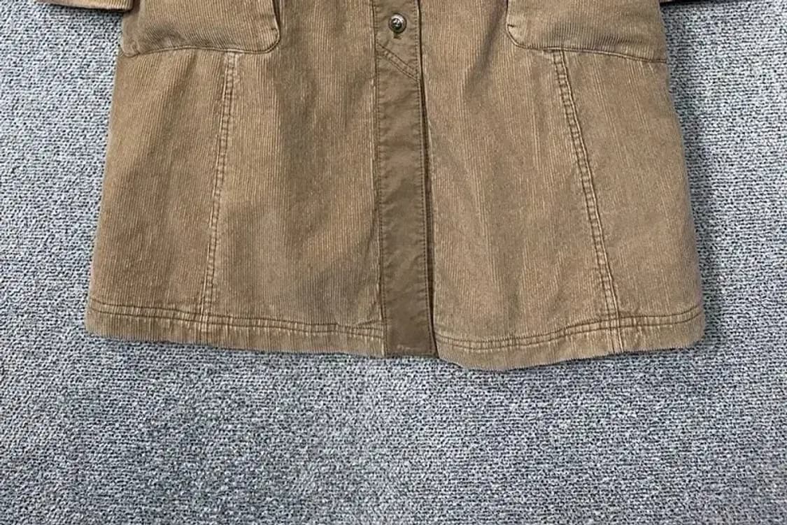 시슬리 베이지 버튼 코듀로이 코트 85-94-165 상품이미지5