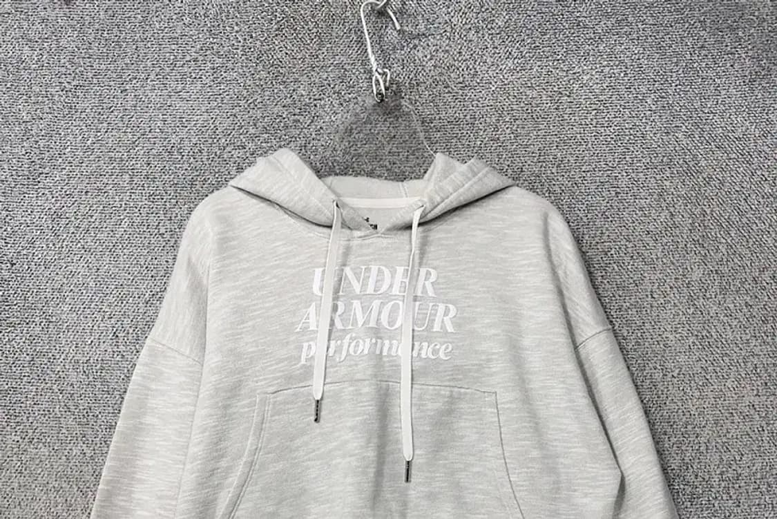 언더아머 라이트 그레이 후드티 SM/P/CH 상품이미지3