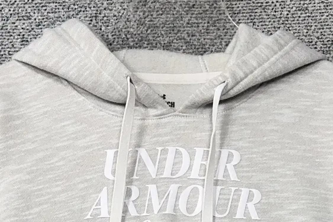 언더아머 라이트 그레이 후드티 SM/P/CH 상품이미지5