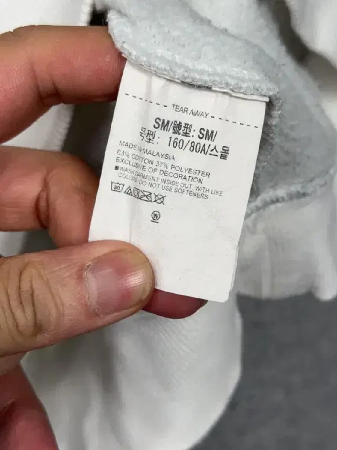 언더아머 라이트 그레이 후드티 SM/P/CH 상품이미지8