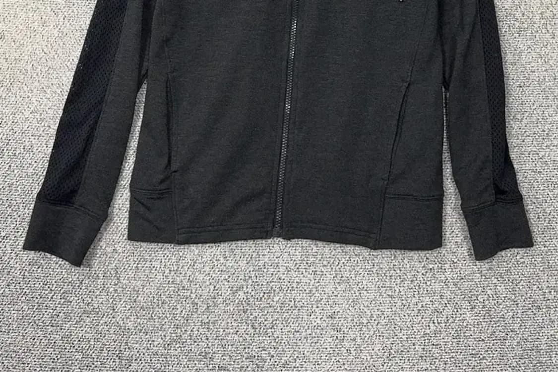 언더아머 블랙 로고 기능성 후드집업 SM 상품이미지4