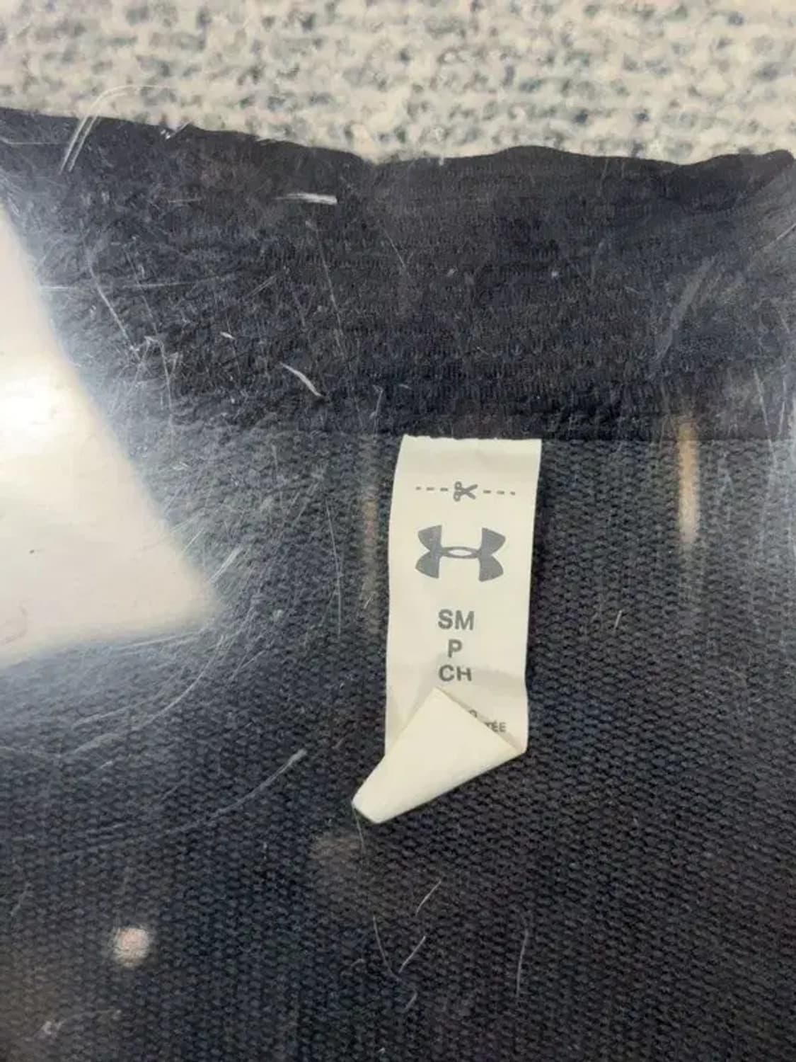 언더아머 블랙 로고 기능성 후드집업 SM 상품이미지5