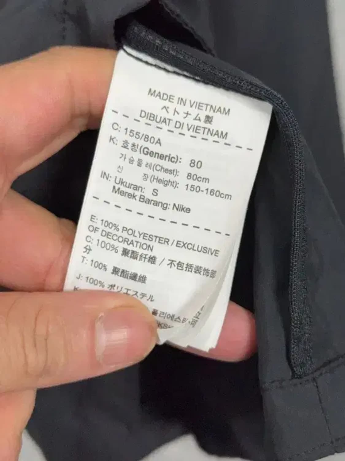 나이키 블랙 로고 여성 후드집업 S 상품이미지7