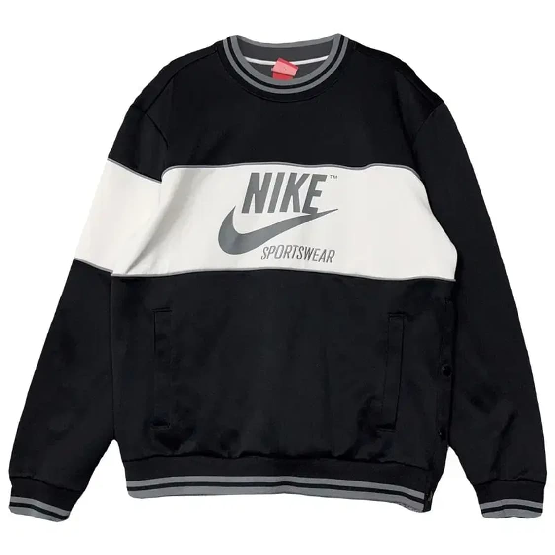 나이키 프린팅 블랙 맨투맨 M 상품이미지1