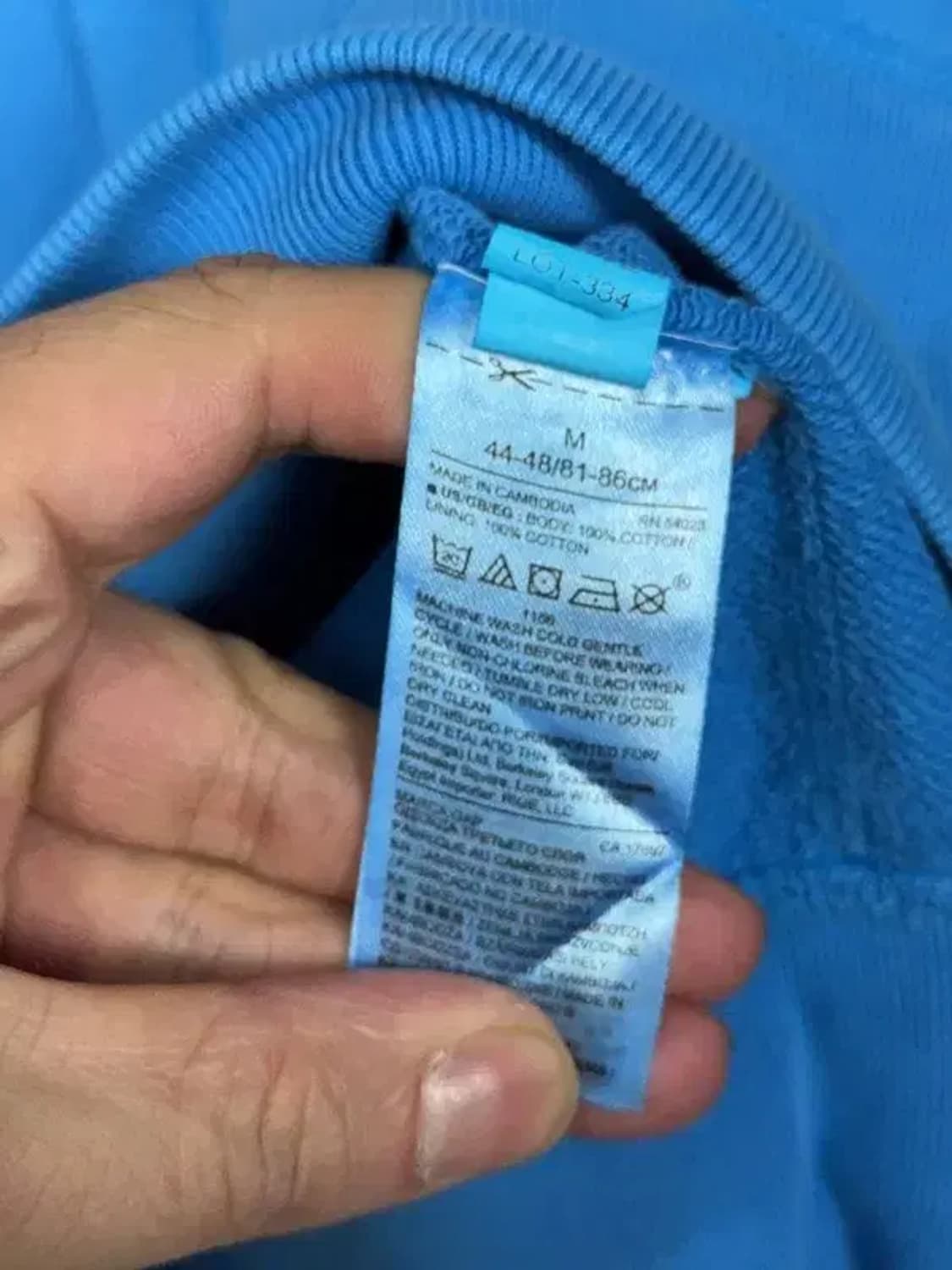 갭 블루 빈티지 피그먼트 후드 집업 M 상품이미지7