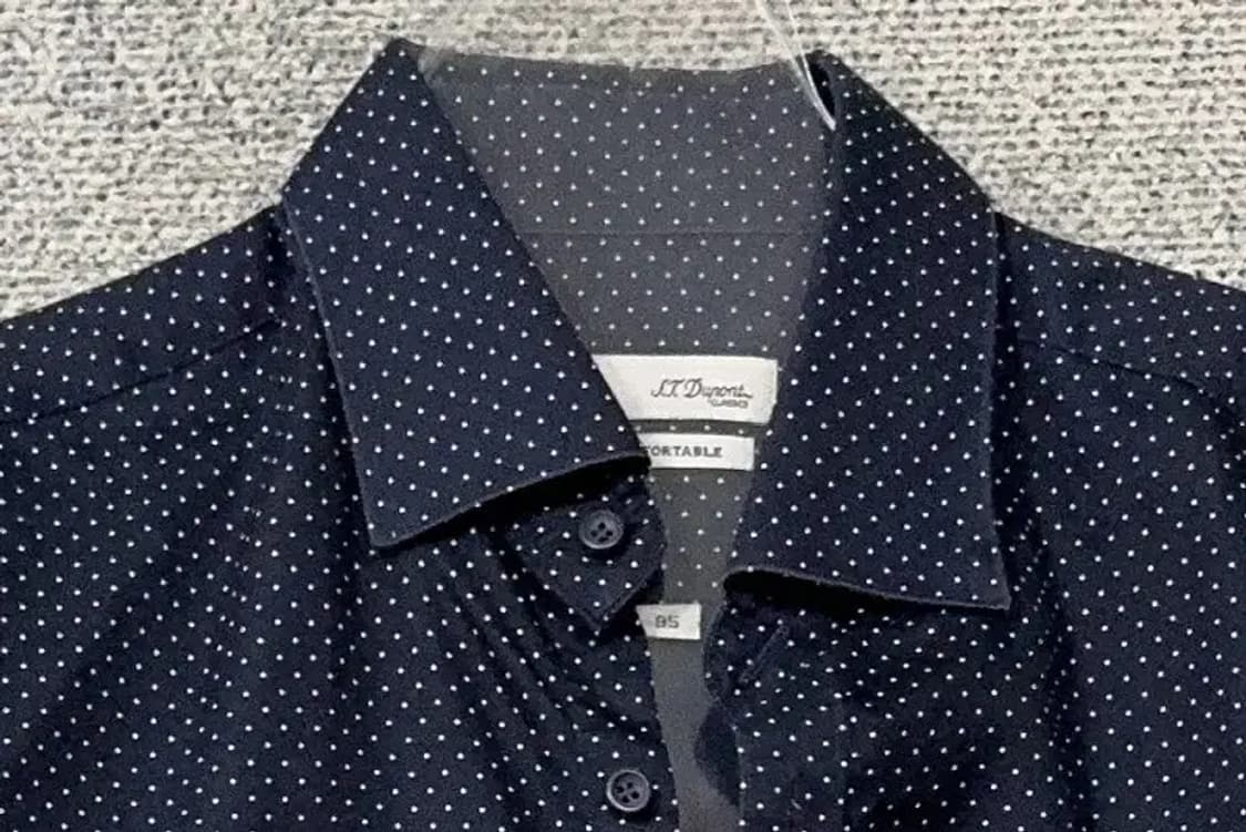 캘빈클라인 체크 네이비 셔츠 95 상품이미지5