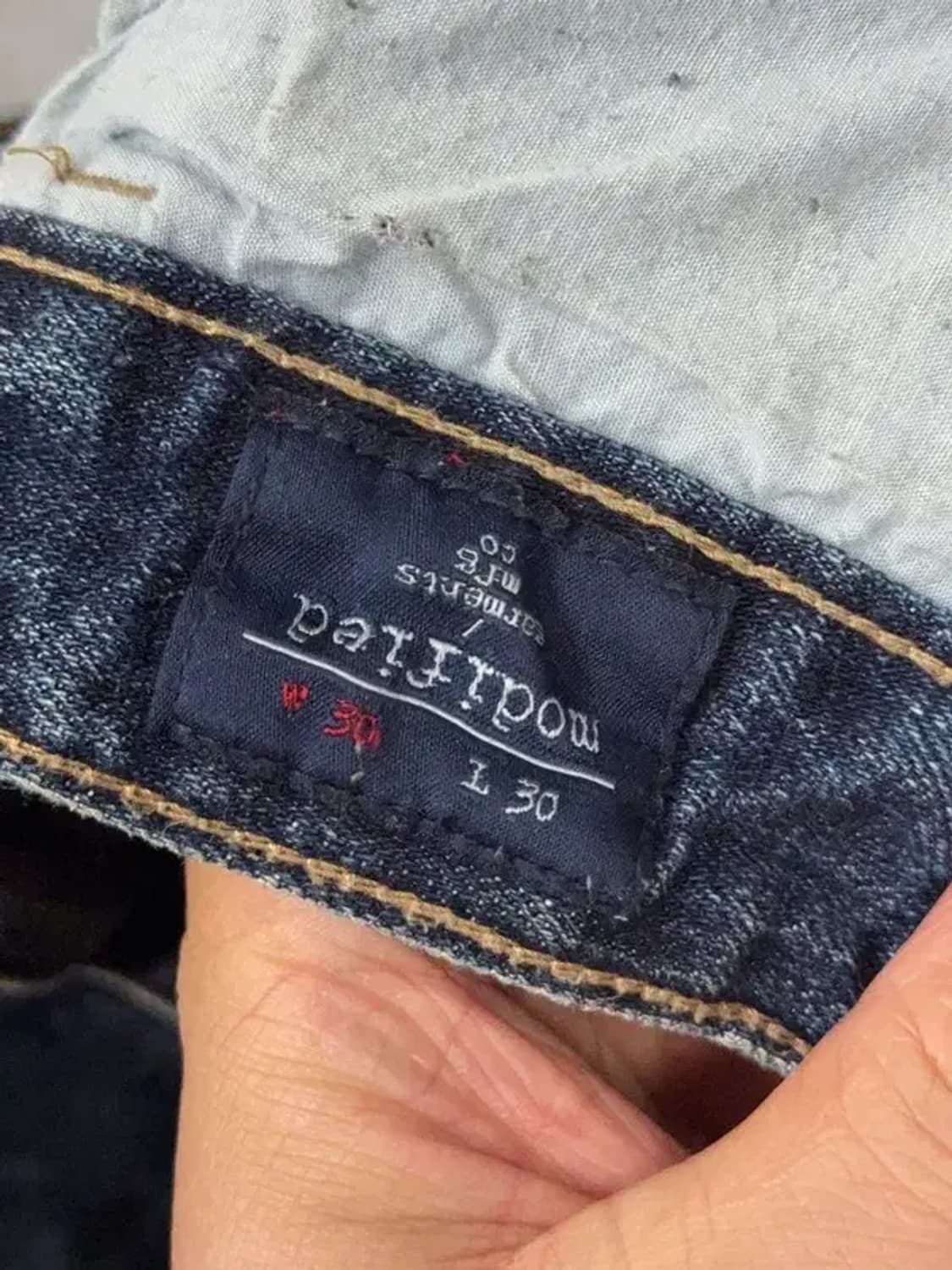 모디파이드 워싱 캐주얼 청바지 W 30 / L 30 상품이미지7