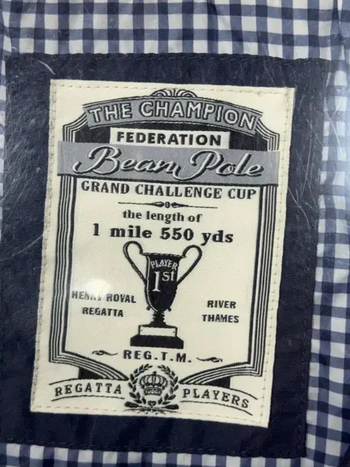 빈폴 네이비 로고 남성 나일론 자켓 110 상품이미지6