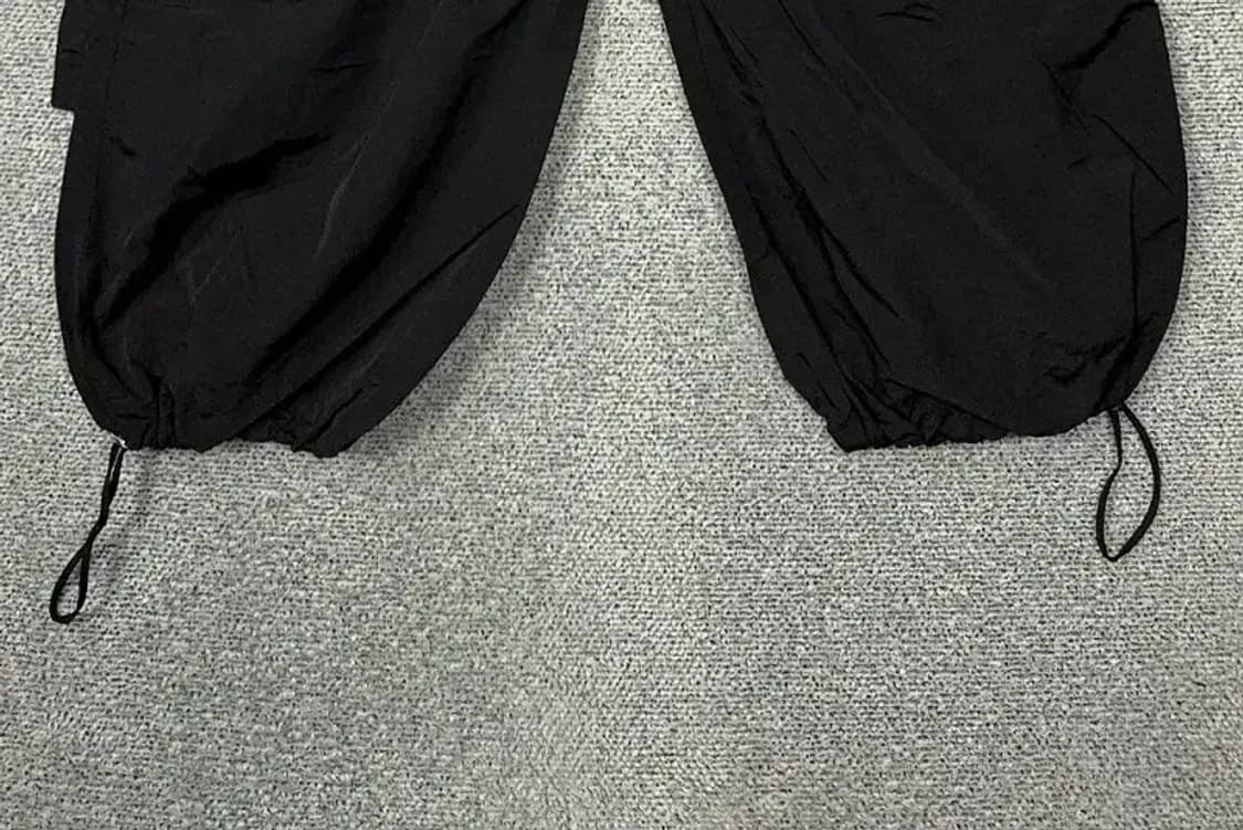 자라 블랙 테크웨어 나일론 바지 L 상품이미지5