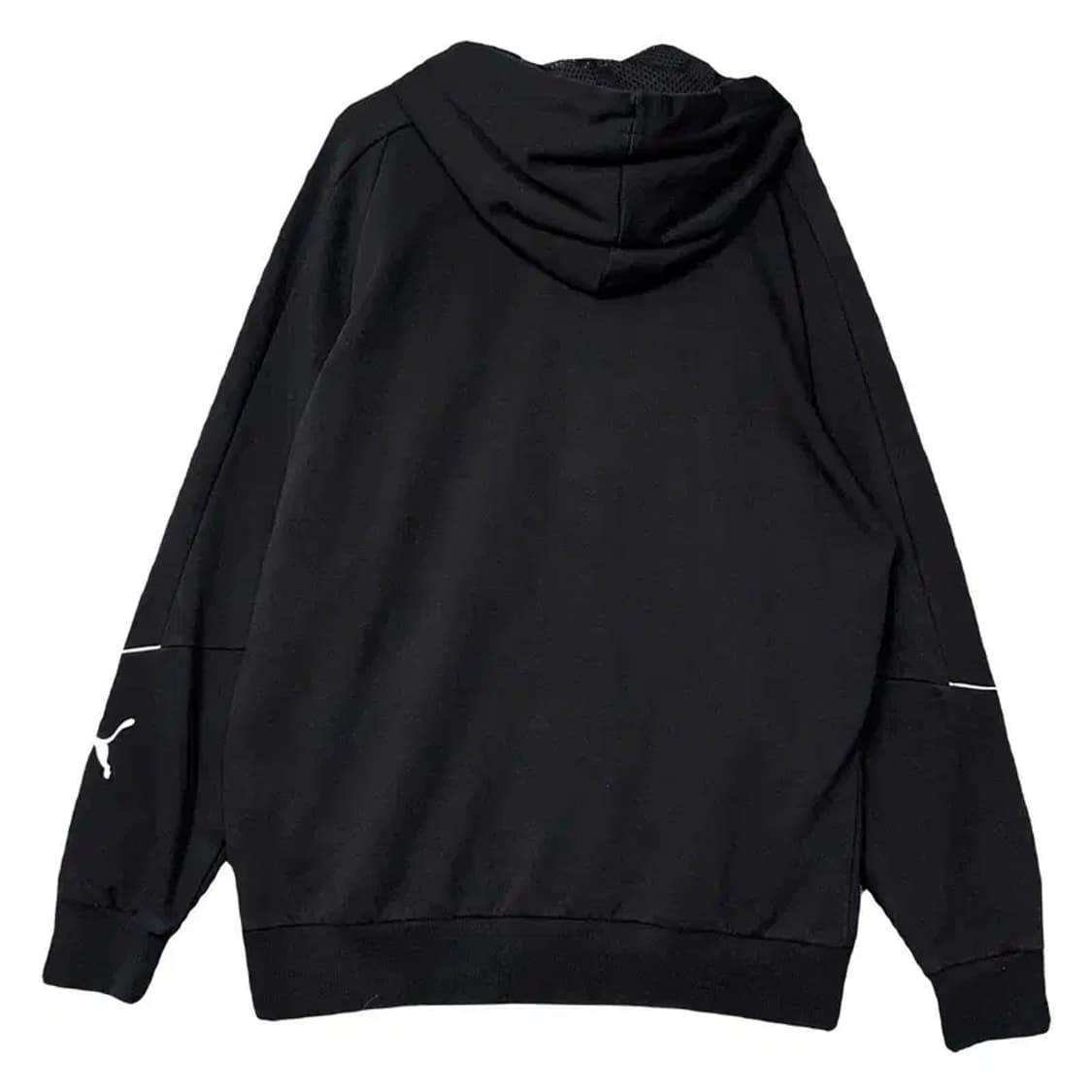 푸마 블랙 로고 후드티 M 상품이미지2