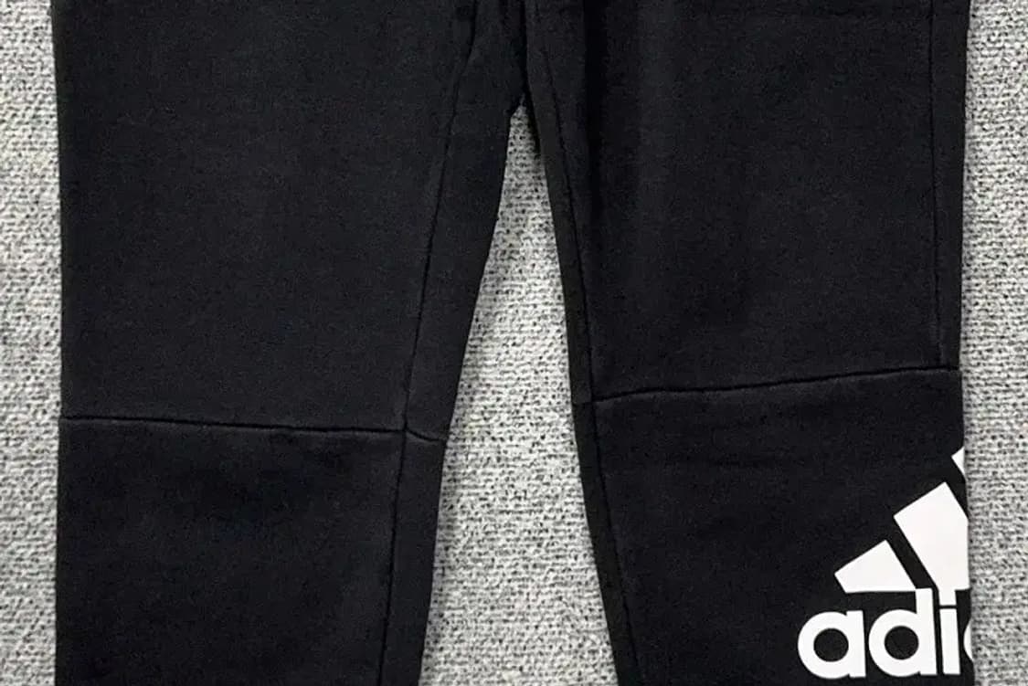 아디다스 블랙 로고 조거팬츠 M 상품이미지5