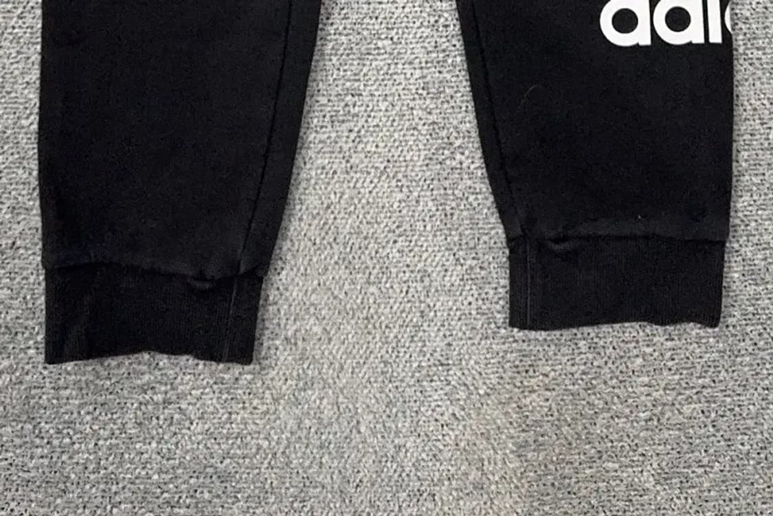 아디다스 블랙 로고 조거팬츠 M 상품이미지6