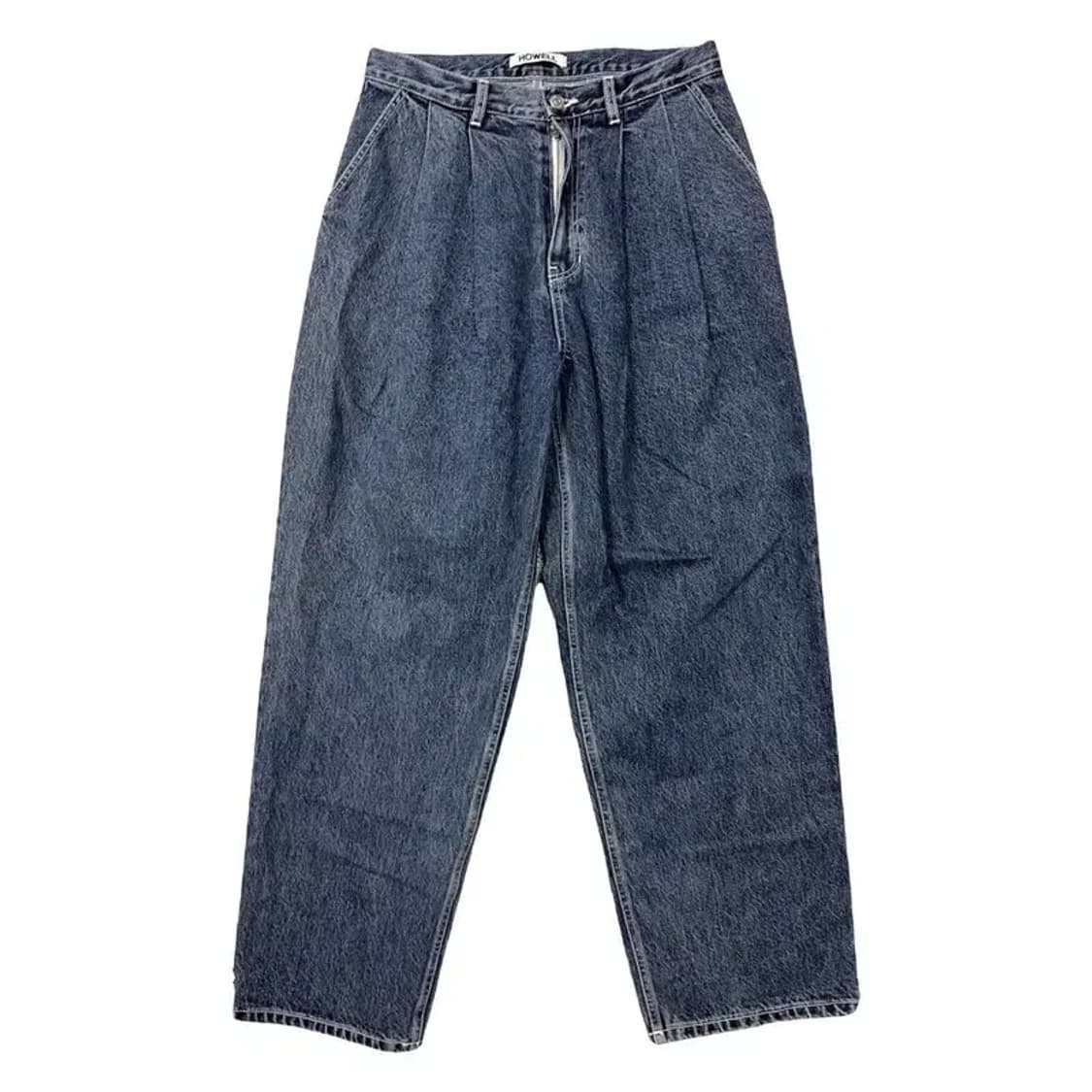 캐주얼 투턱 하이라이즈 청바지 S 상품이미지1