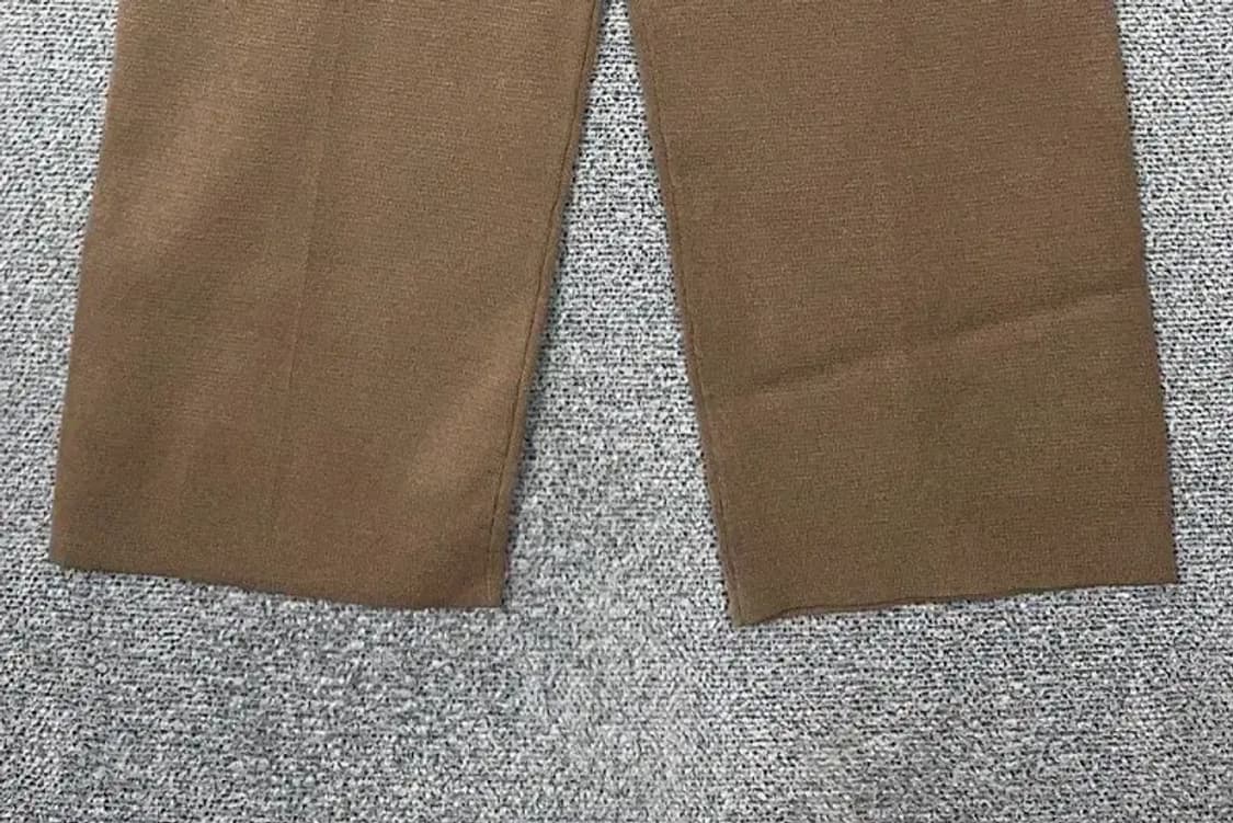 자라 베이지 와이드 니트 팬츠 S 상품이미지5