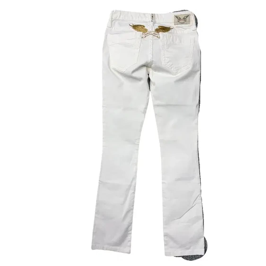 로빈슨 진 화이트 Y2K 데님 팬츠 24 상품이미지2