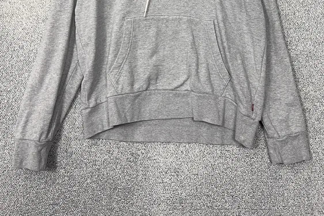 리바이스 프린팅 라이트 그레이 후드티 M 상품이미지4