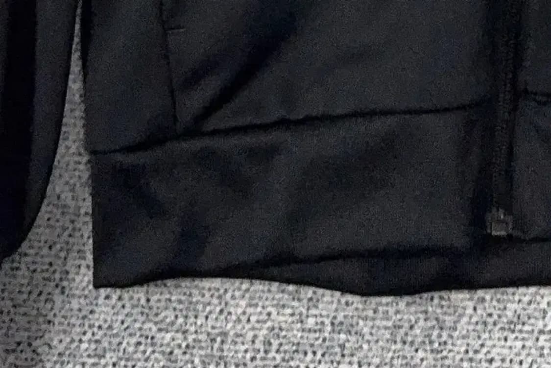 아디다스 블랙 로고 삼선 집업 저지 A/M 상품이미지5