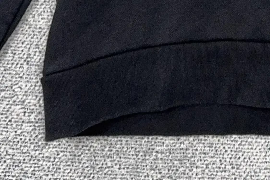 아디다스 블랙 불꽃 로고 오버핏 맨투맨 L 상품이미지5