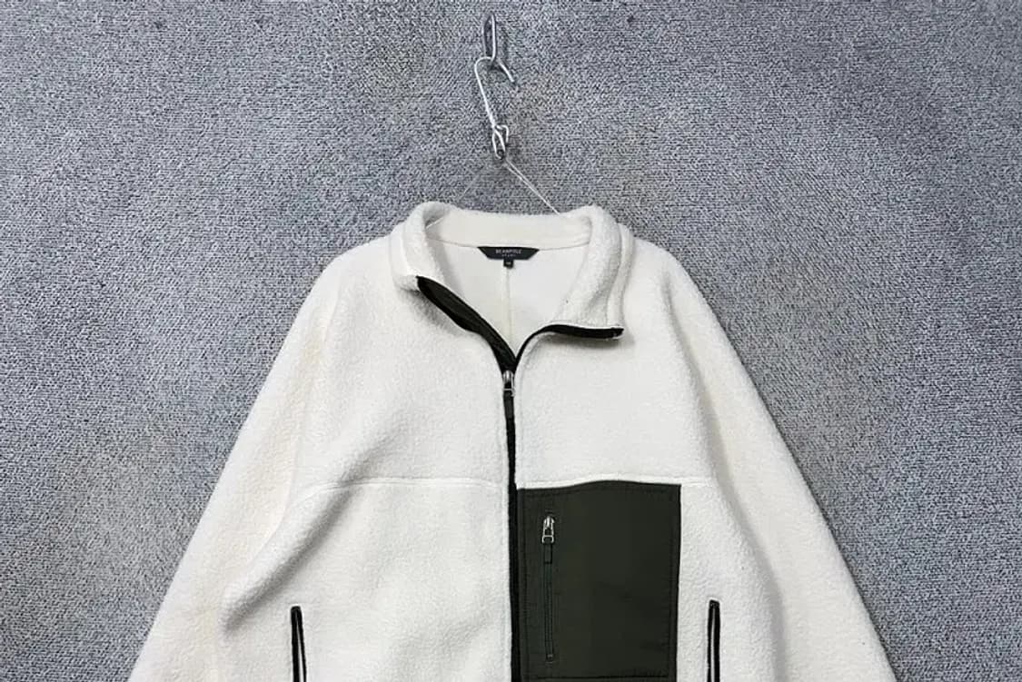 빈폴 화이트 남성 캐주얼 후리스 105 상품이미지3