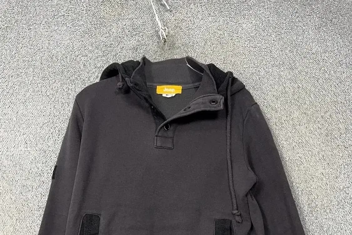 지프 그레이 빈티지 포켓 후드티 S(90) 상품이미지3