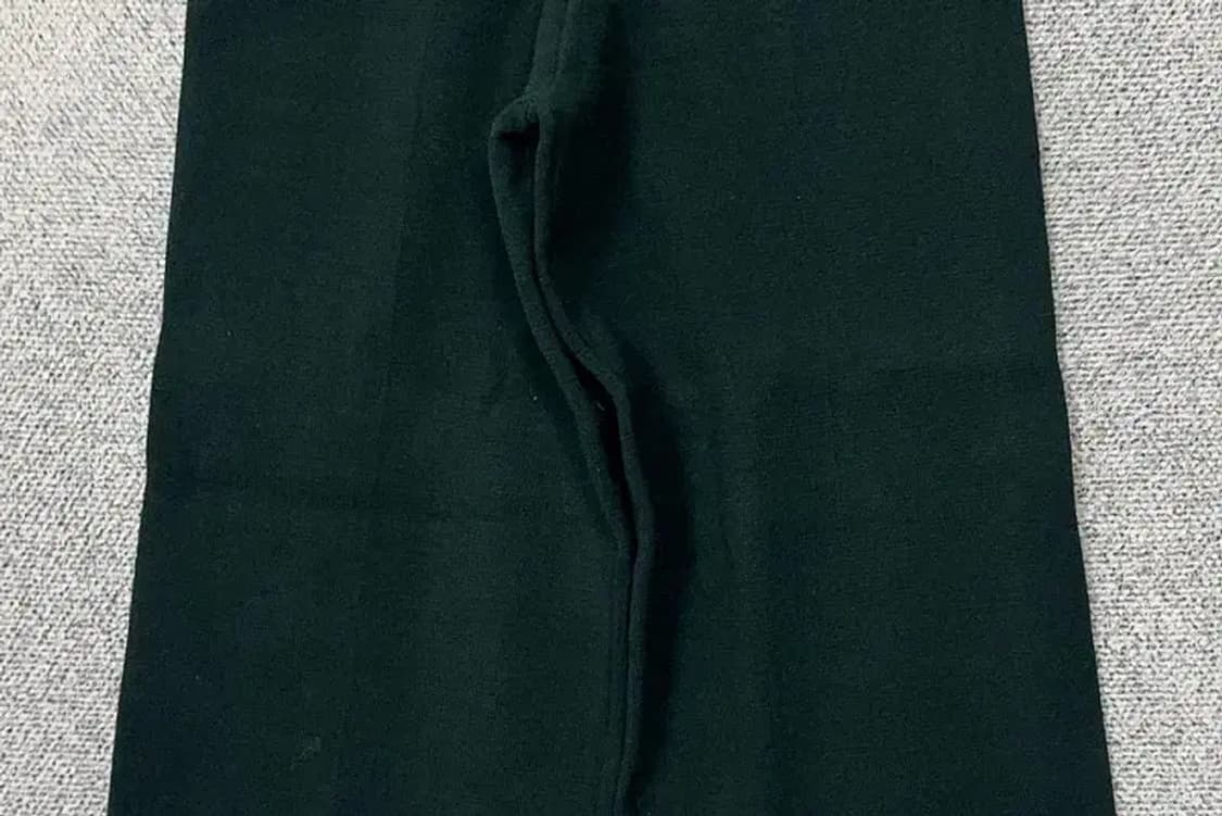 자라 그린 와이드 니트 팬츠 S 상품이미지4