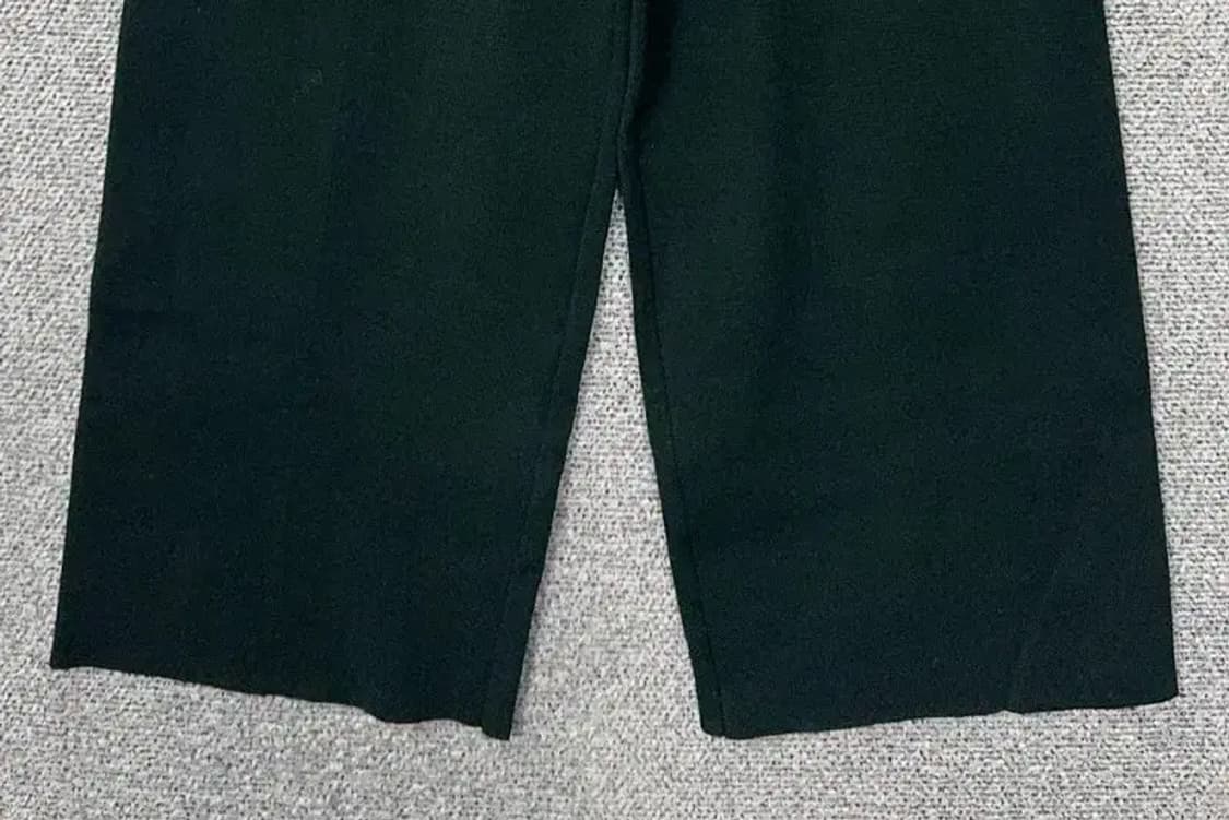 자라 그린 와이드 니트 팬츠 S 상품이미지5