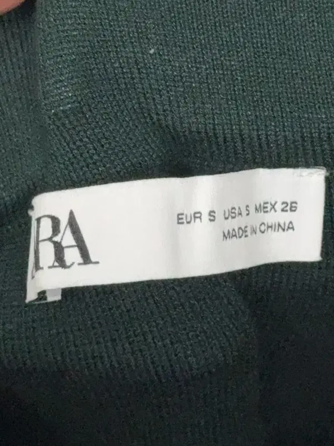 자라 그린 와이드 니트 팬츠 S 상품이미지7