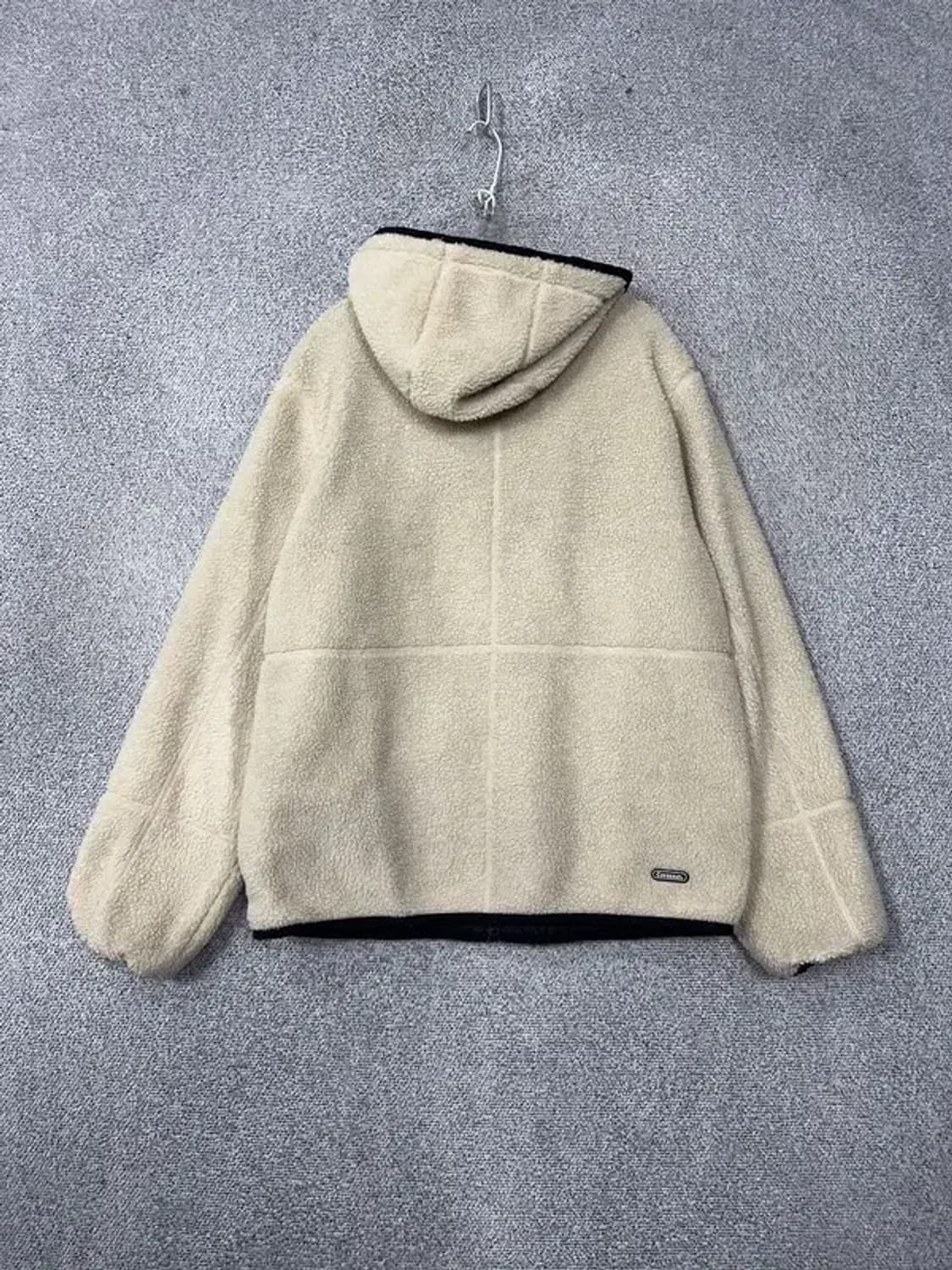 커버낫 양면 베이지 블랙 후리스 점퍼 95(M) 상품이미지3