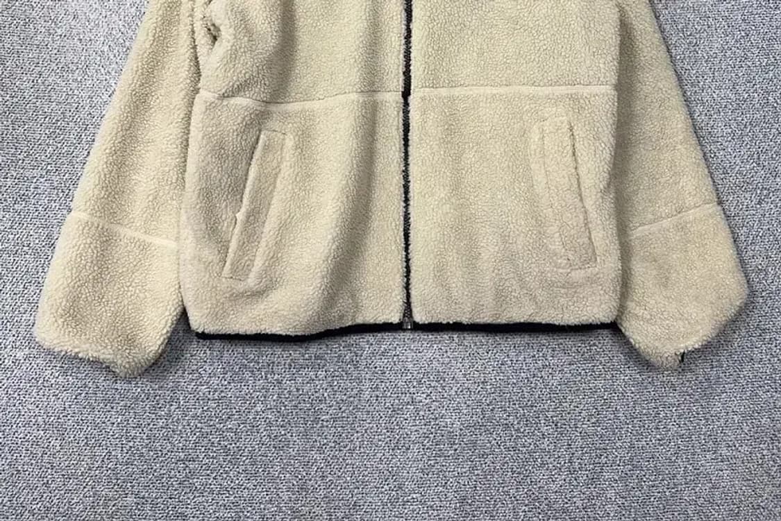 커버낫 양면 베이지 블랙 후리스 점퍼 95(M) 상품이미지6