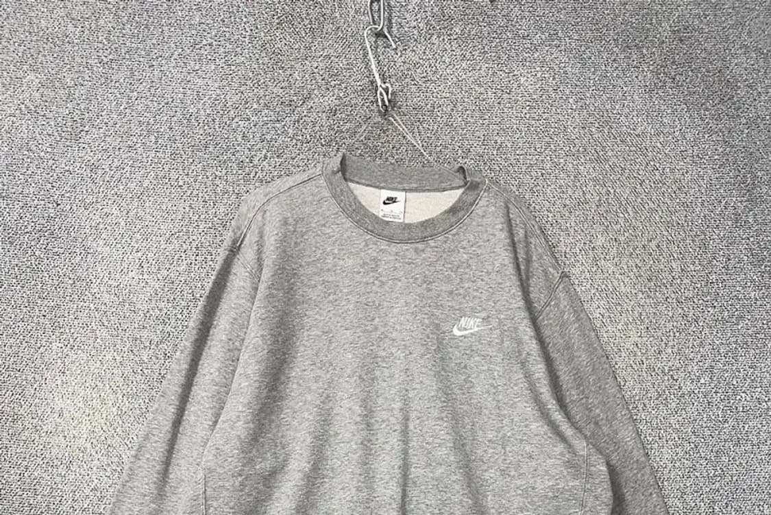 나이키 라이트 그레이 로고 맨투맨 XL 상품이미지3