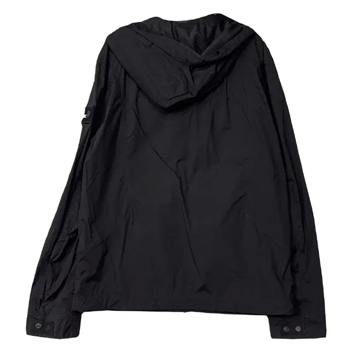 내셔널지오그래픽 블랙 완장 로고 나일론 후드 바람막이 M 상품이미지2