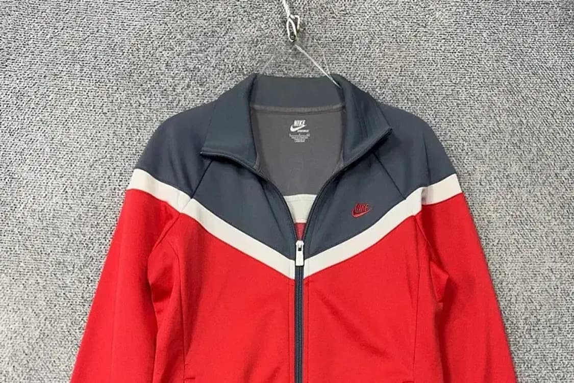 나이키 레드 로고 집업 저지 S 상품이미지3