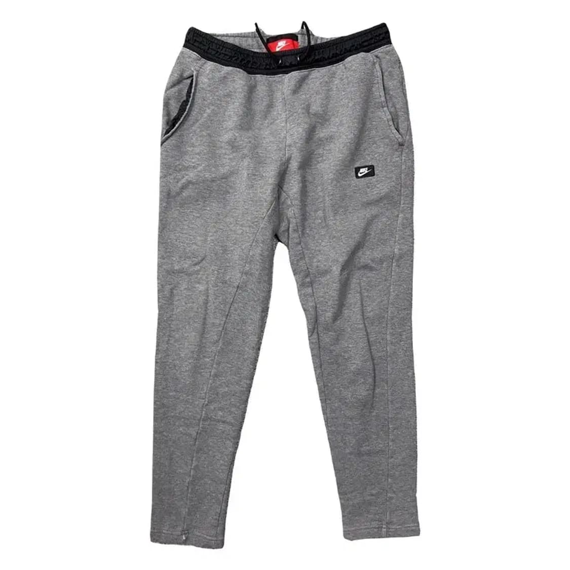 나이키 로고 그레이 트레이닝 팬츠 S 상품이미지1