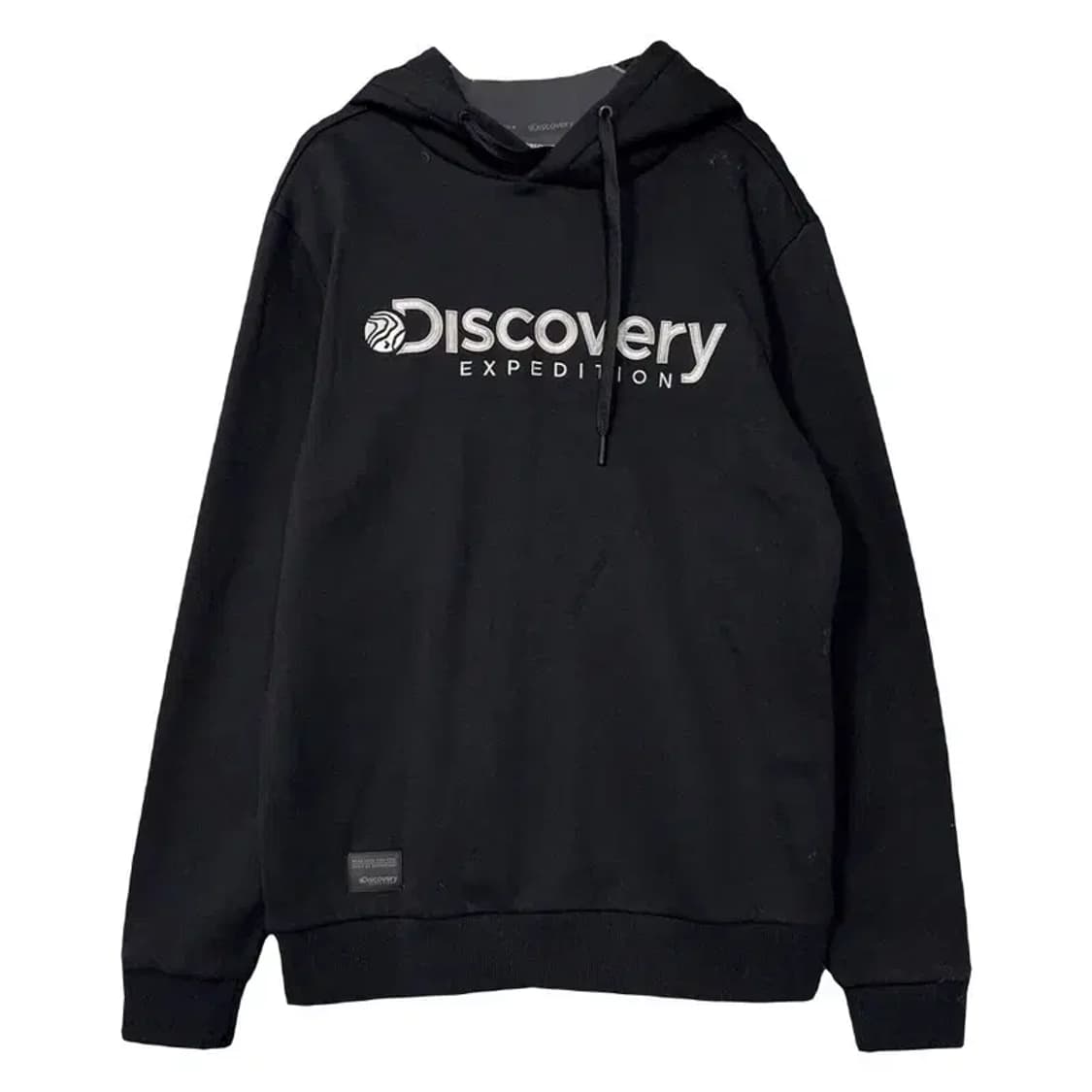 디스커버리 프린팅 블랙 후드티 95 상품이미지1