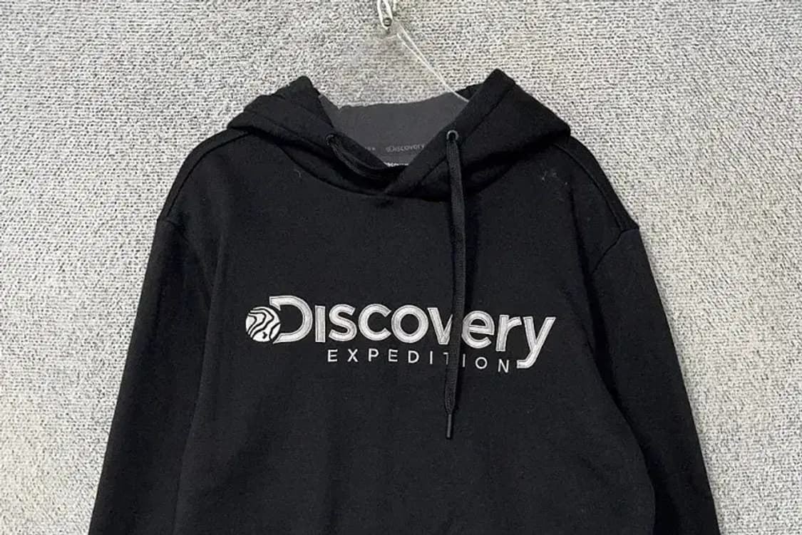 디스커버리 프린팅 블랙 후드티 95 상품이미지3